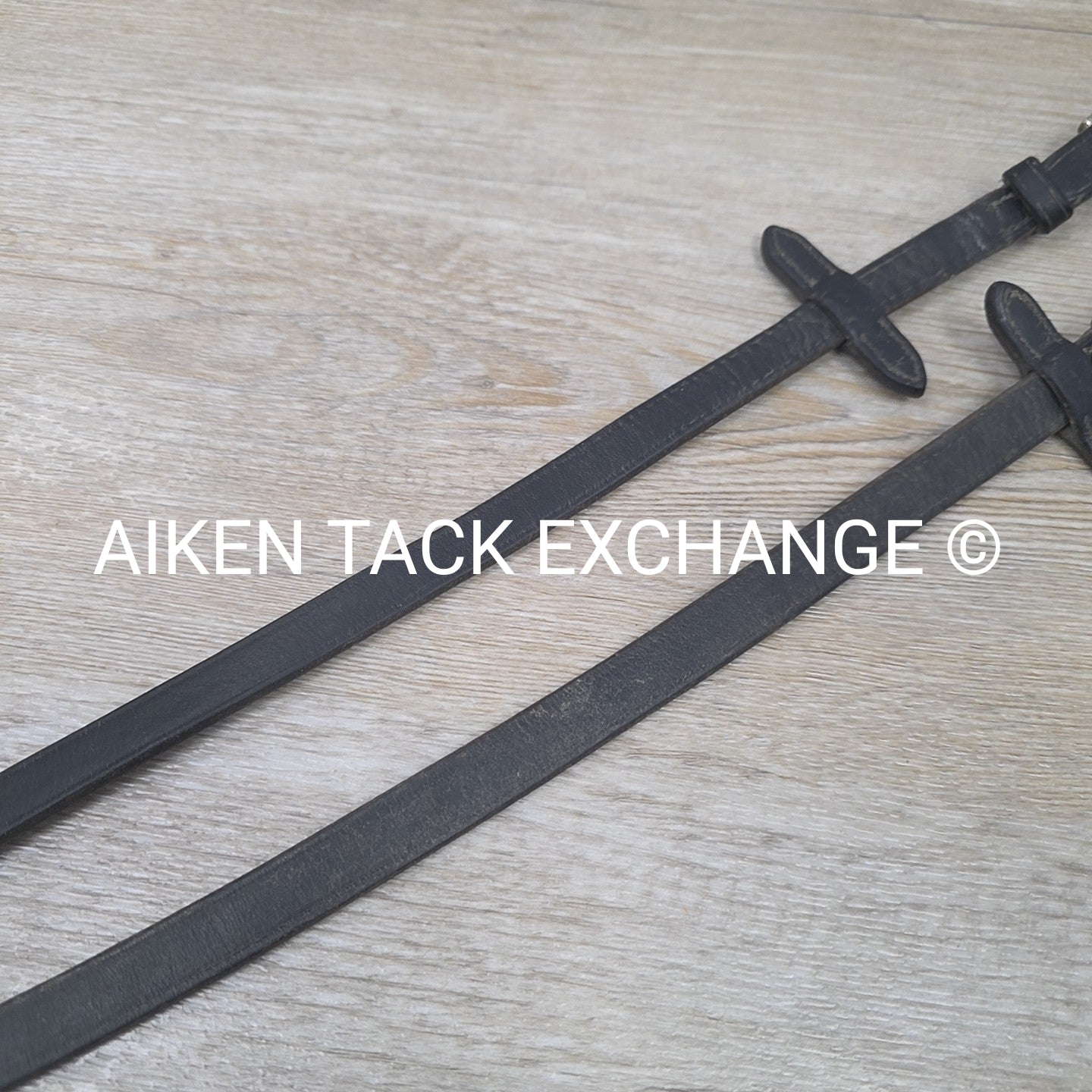 BARGAIN BUNDLE: 2 Pair Vespucci Leather Reins with Hand Stops