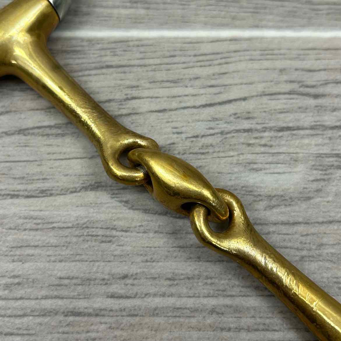 Neue Schule Trans Angled Lozenge Eggbutt Bradoon Bit 4.75"