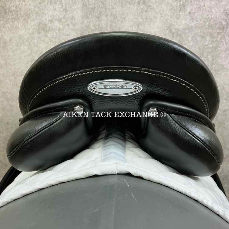 **SOLD** 2013 Stubben D Genesis Dressage Saddle, 18" Seat with Biomex, 31 cm Tree - MW/W, Wool Flocked Panels