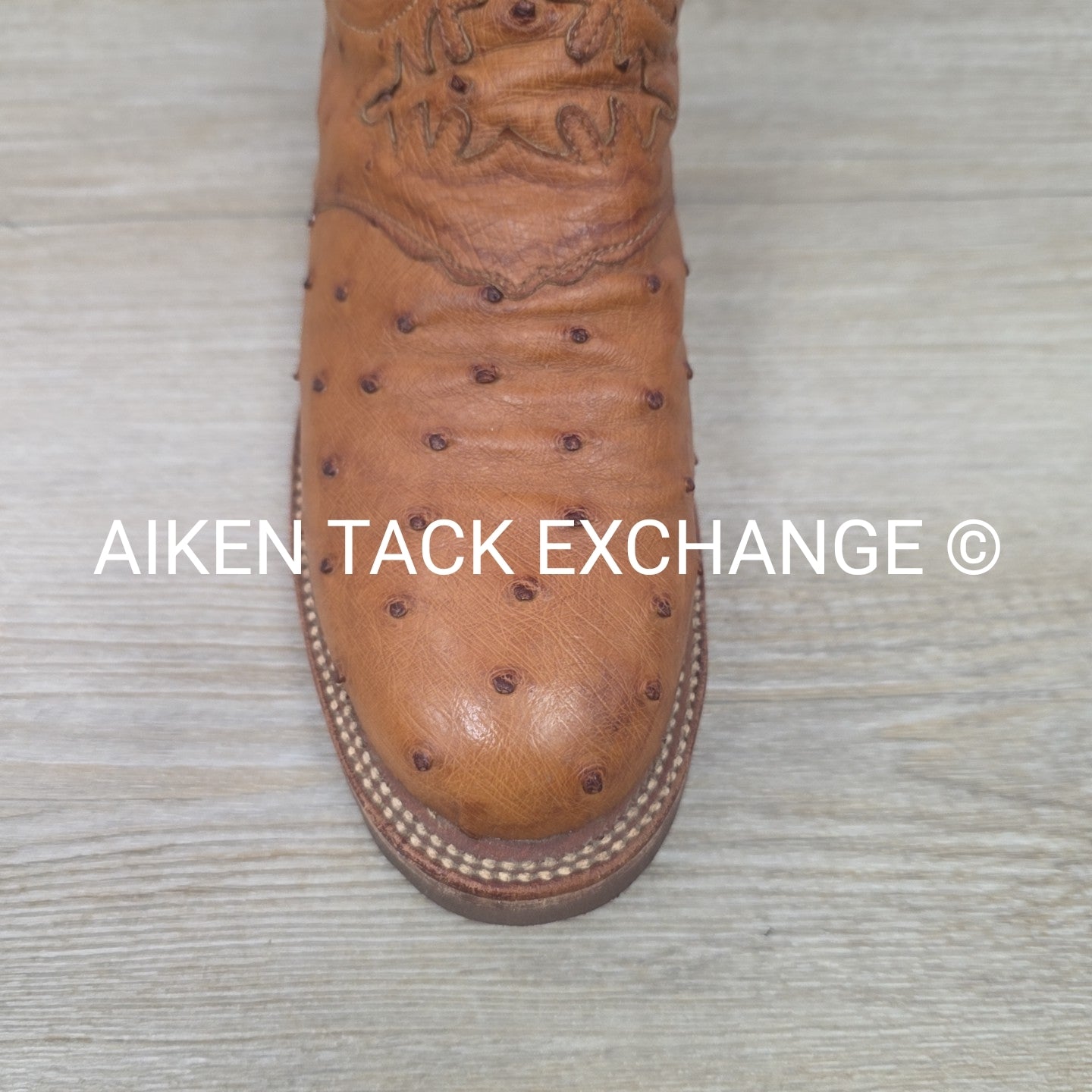 Lucchese 2000 Ostrich Boots, Size 6.5