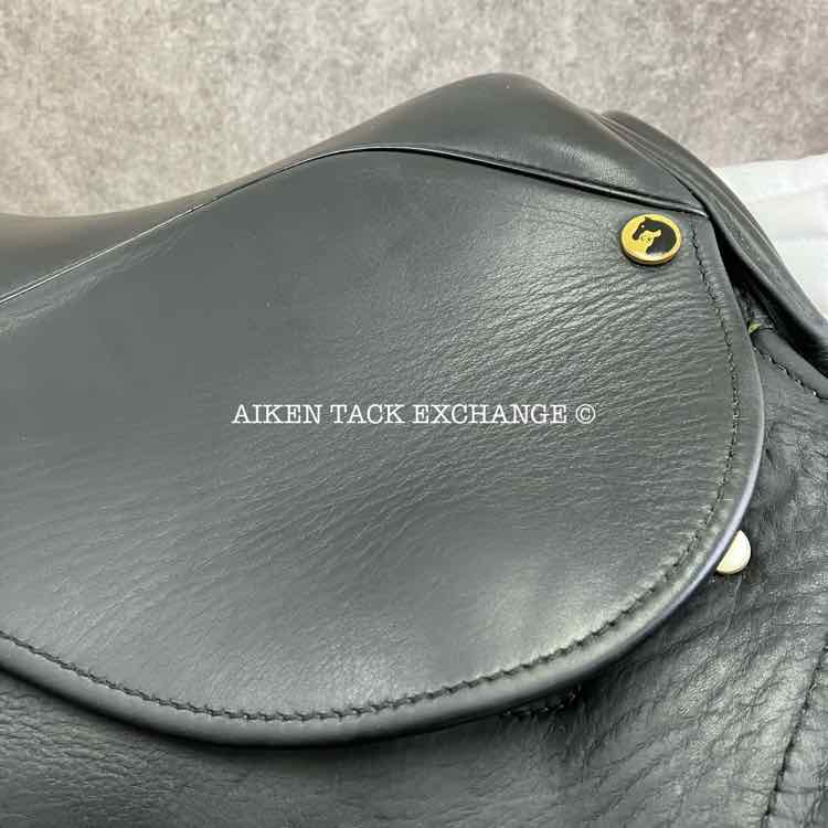 2018 Barclay & Co. by Ideal Pro-Shock Close Contact Jump Saddle, 19" Seat, Wide Tree, Wool Flocked Panels