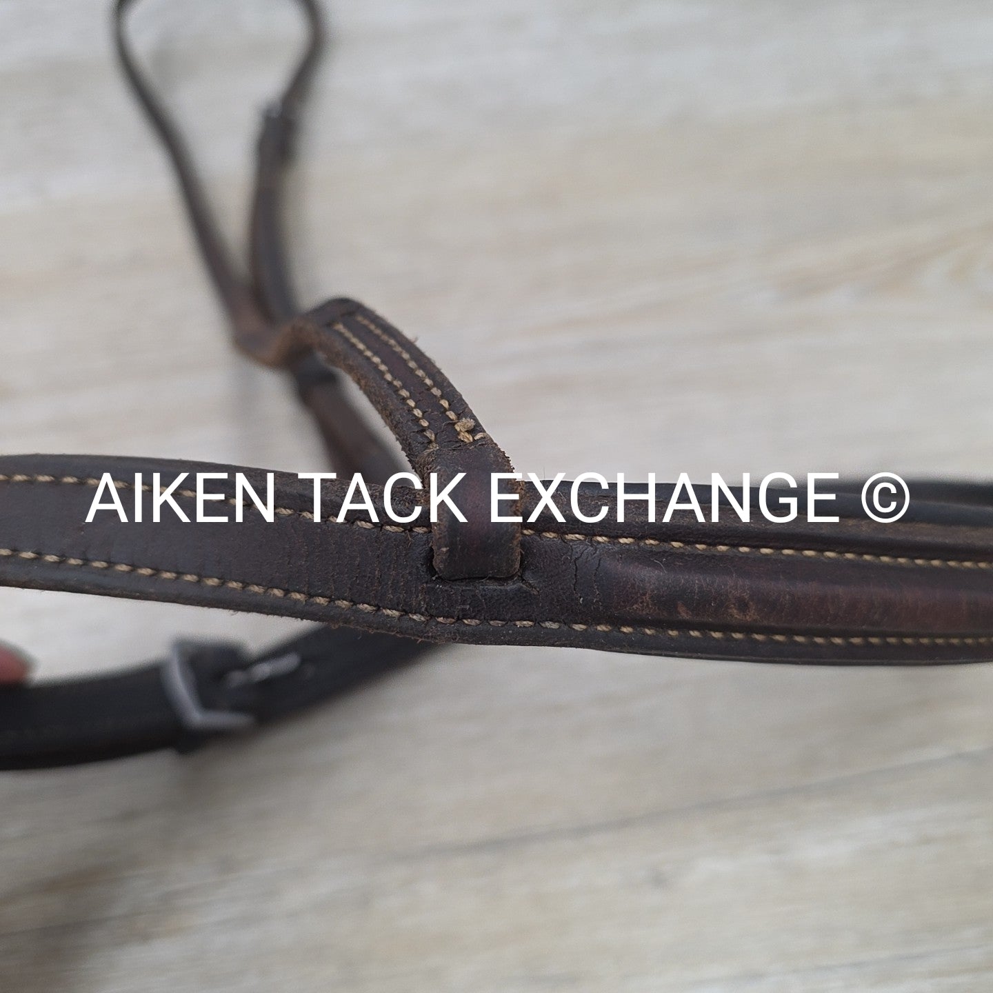 BARGAIN BUNDLE: 2 Edgewood Fancy Stitched Nosebands, Brown, Size Full