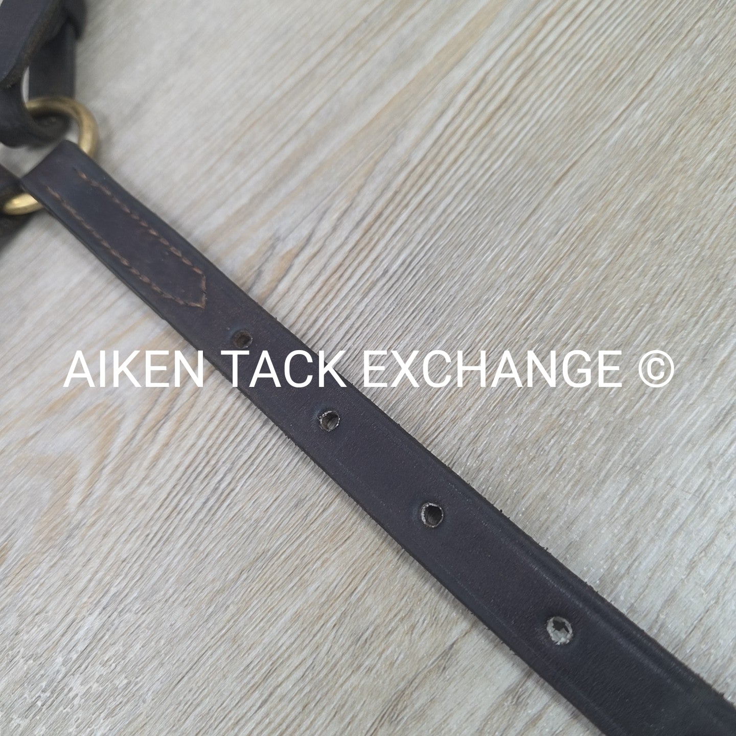 BARGAIN BUNDLE: Nunn Finer Elastic Breastplate & ExionPro Rubber Reins, Brown, S