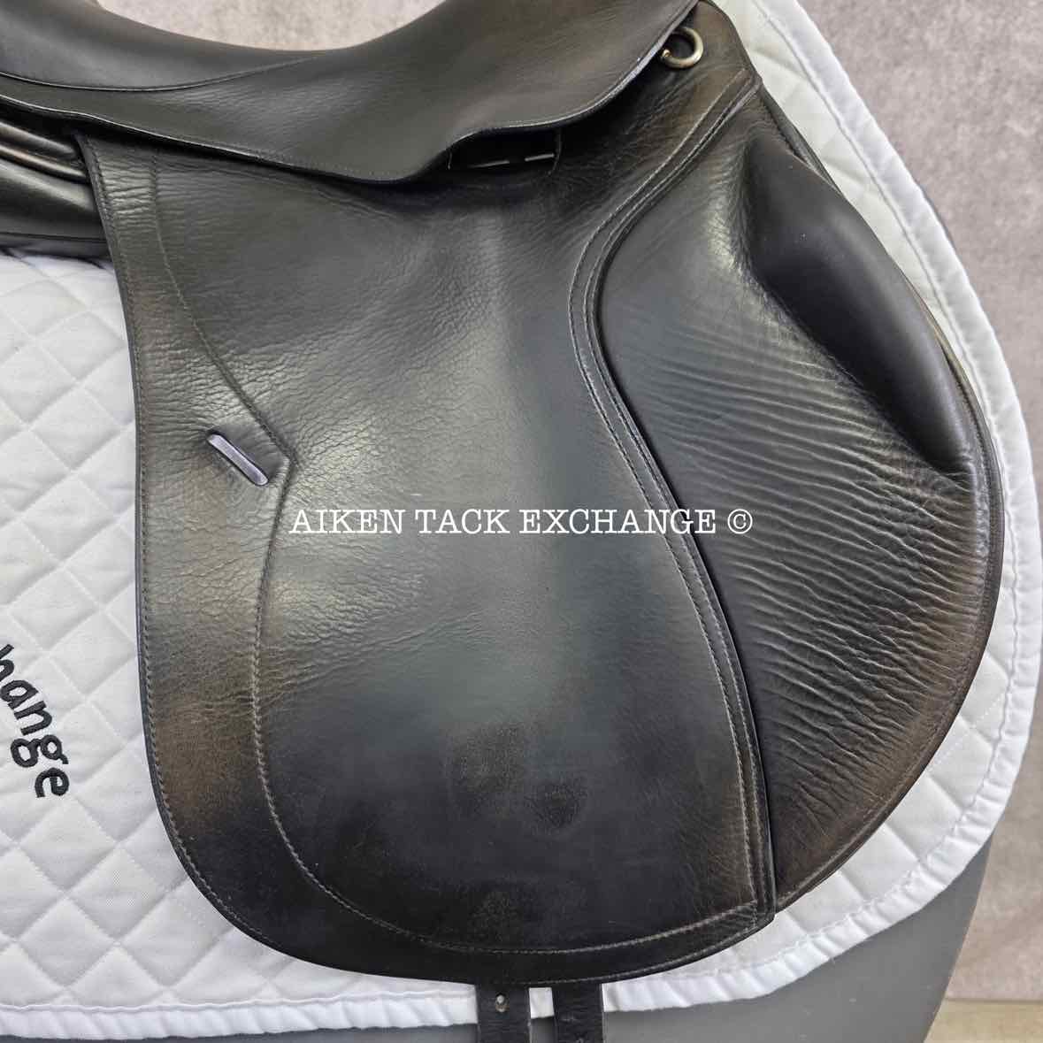 2012 DK Saddlery Liberty Monoflap All Purpose Jump Saddle, 17.5" Seat, Medium Wide Tree, Wool Flocked Panels