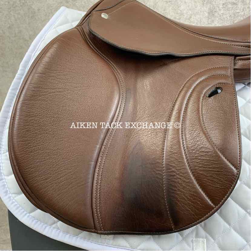 2019 Schleese Bi-NateLine UniLight Hunter/Equitation Jump Saddle, 17" Seat, Adjustable AdapTree, Wool Flocked PSI Panels