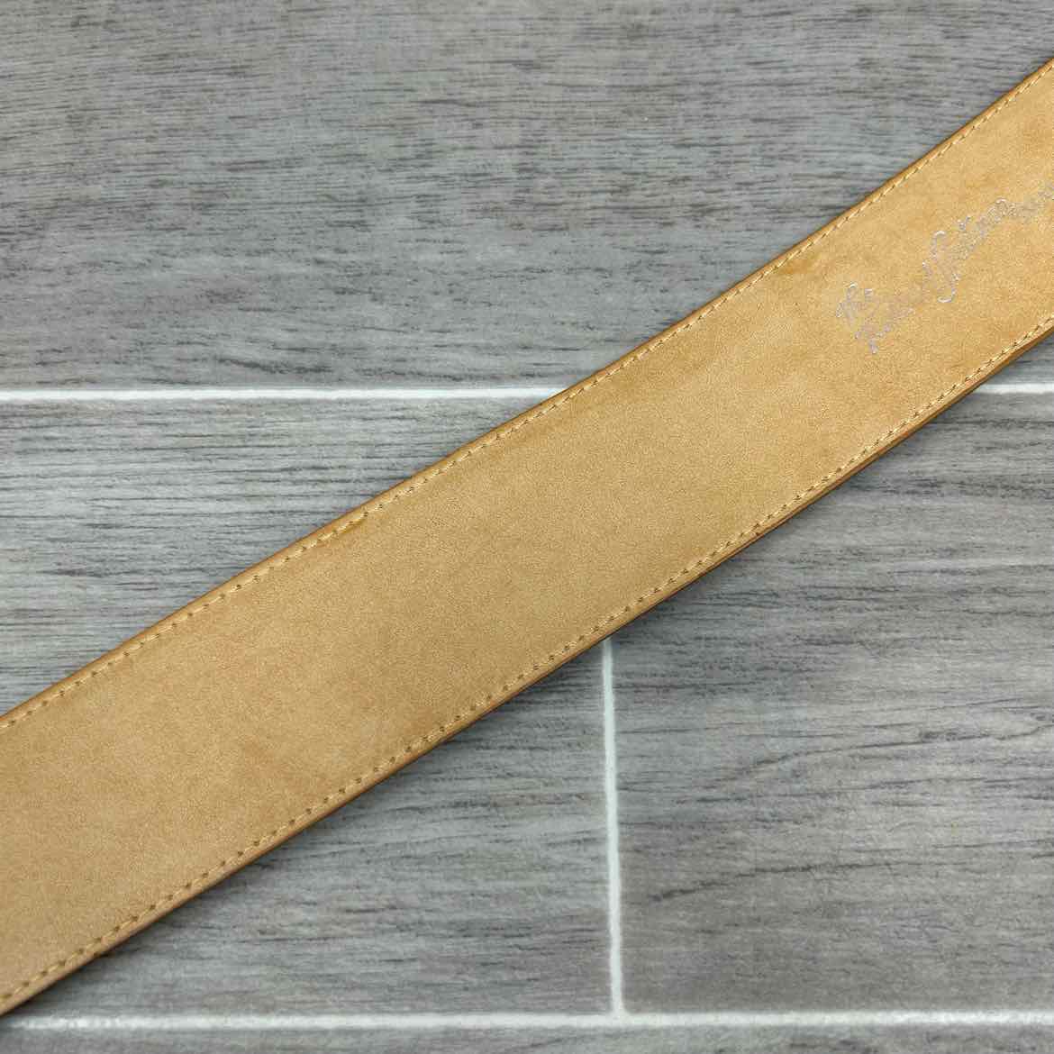 Tailored Sportsman Wide Snakeskin Belt, Size Small