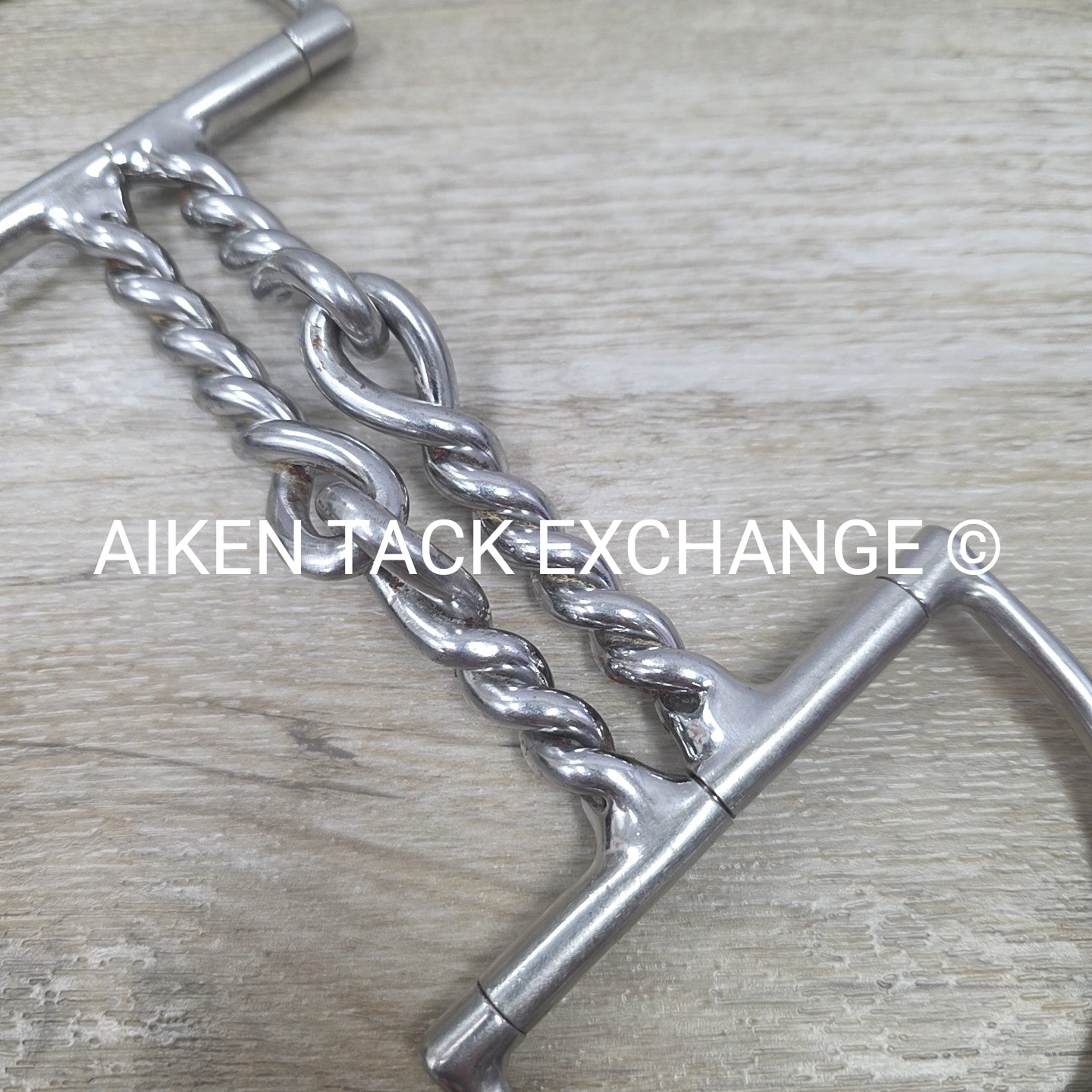 KTS - Kocher Tack Shop Double Twisted Wire D-Ring Bit, 5"