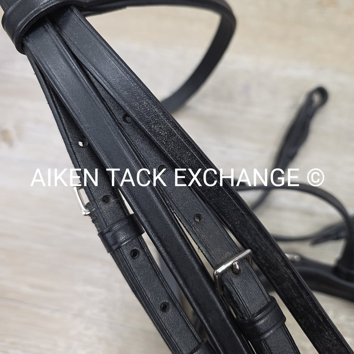 Otto Schumacher Padded Double Bridle, No Reins, Black, Size 1 - Cob