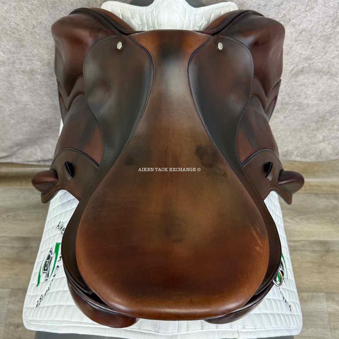 2020 Stackhouse Monoflap Jump Saddle, 17.5" Seat, Medium Tree