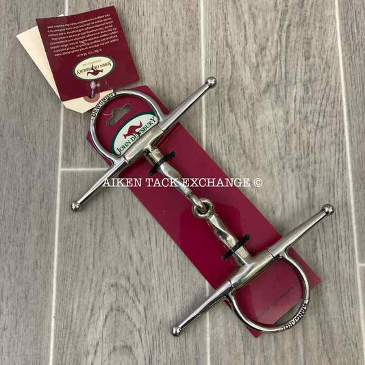 Kangaroo John Dewsbury Single Jointed Slow Twist Full Cheek Bit 4.75"