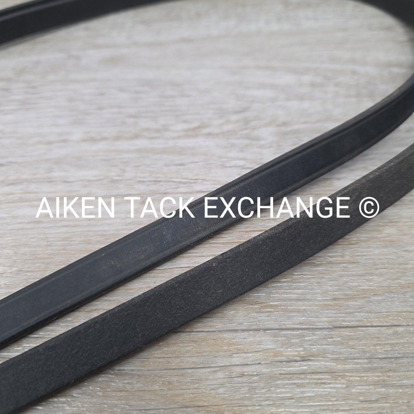 BARGAIN BUNDLE: 2 Pairs Flat Curb Reins, Black