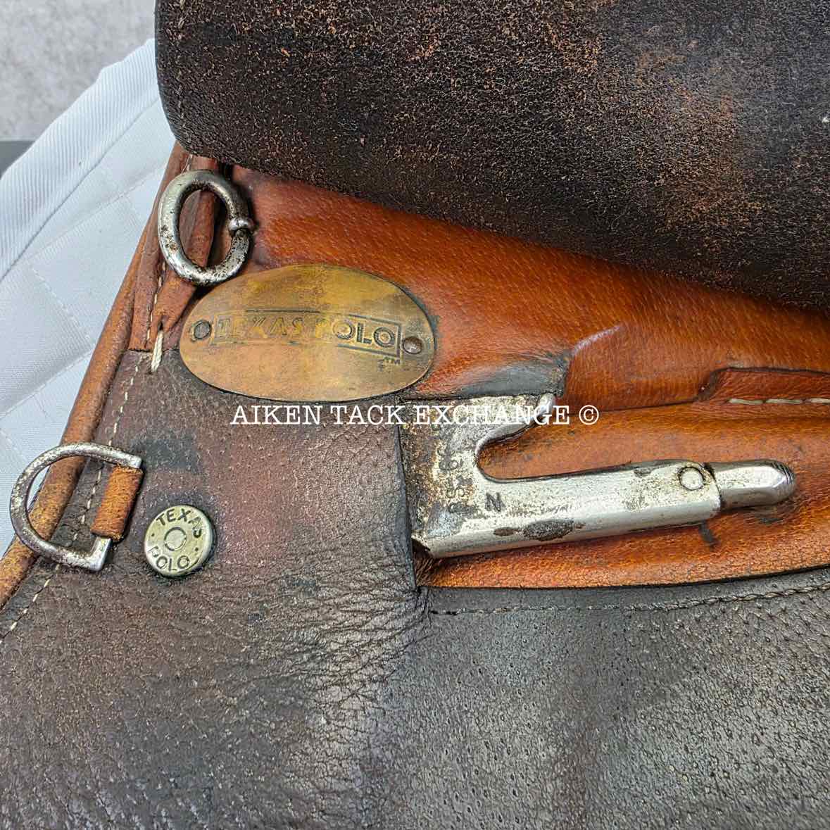 **SOLD** Texas Polo Saddle, 18.5" Seat, Narrow Tree