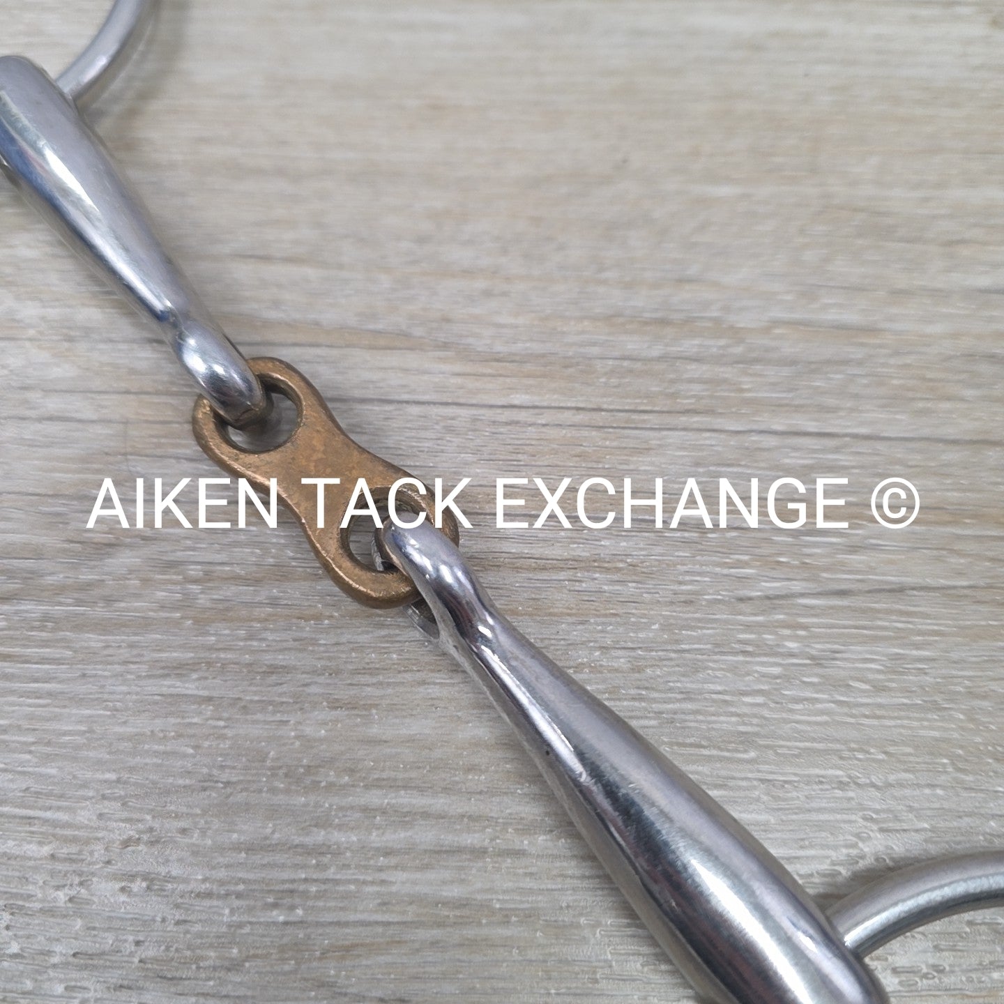 Copper French Link Loose Ring Bit 6"