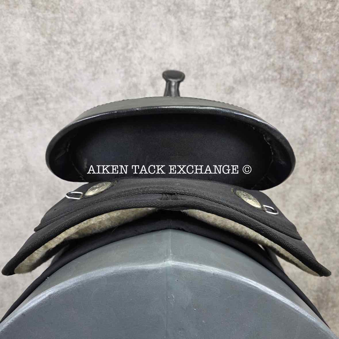 Tough 1 King Series Eclipse Western Saddle, 17" Seat, Wide Tree - Full QH Bars