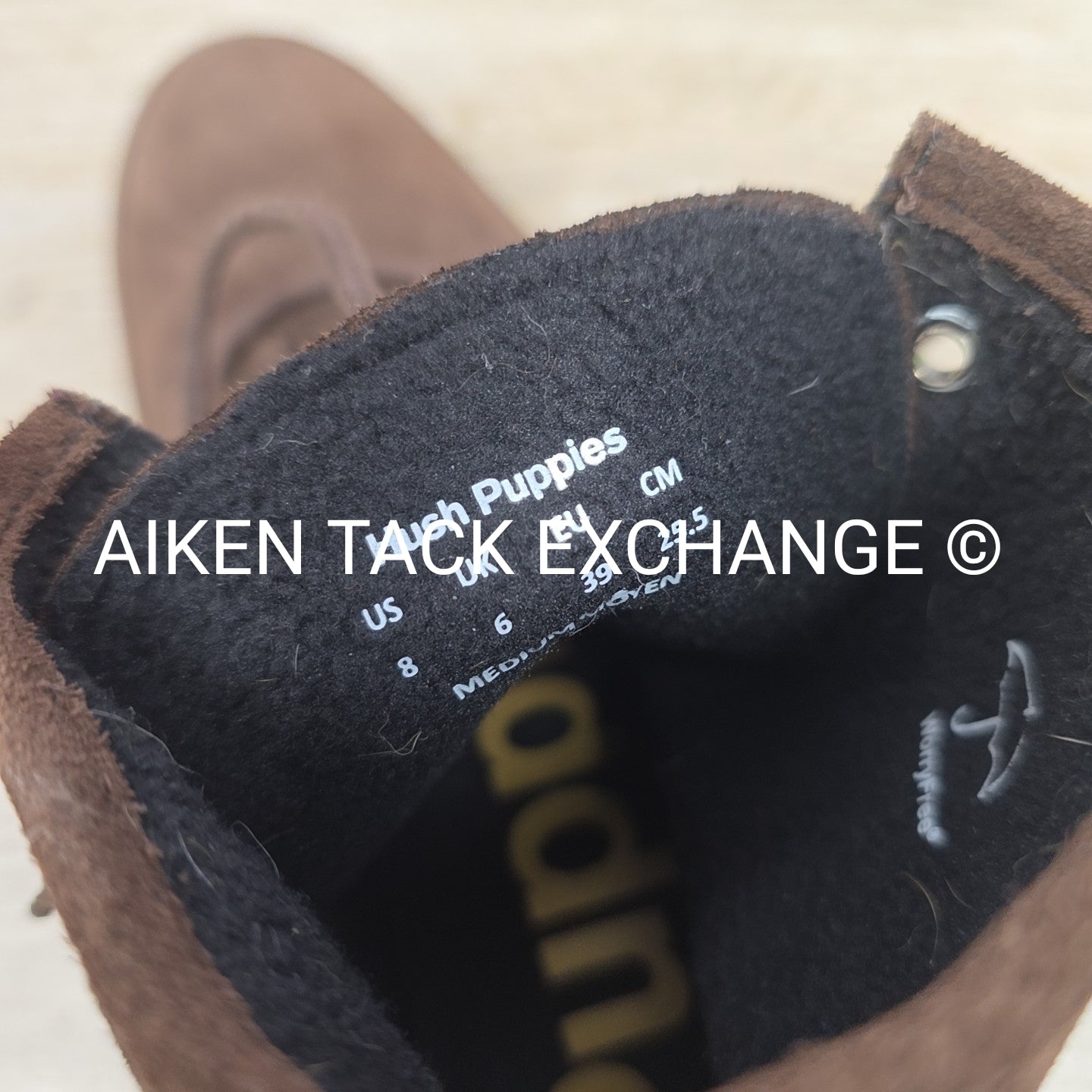 Hush Puppies Lace-Up Short Boots, Brown, Women's Size 8