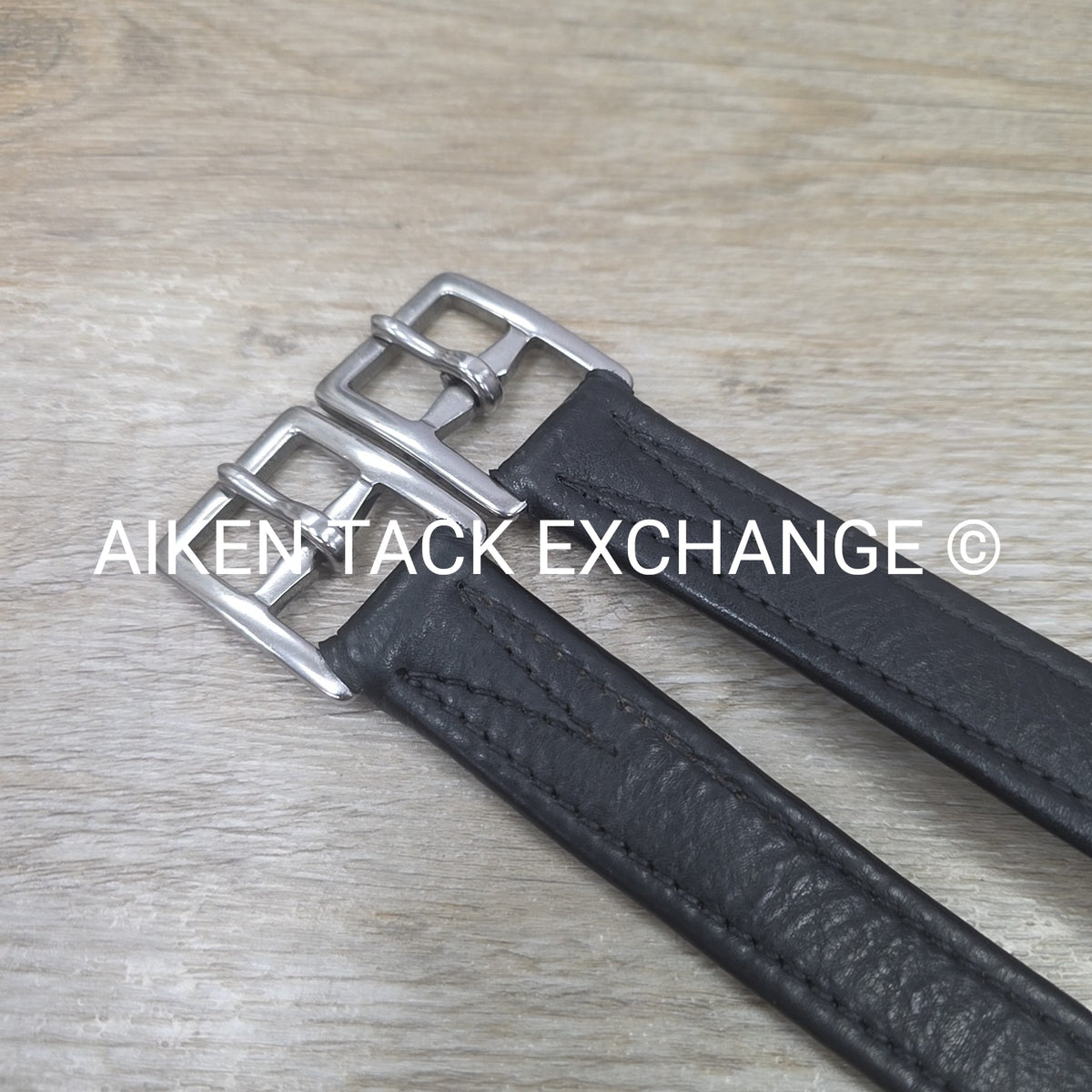 Passier Stirrup Leathers, Black, 59" / 150cm