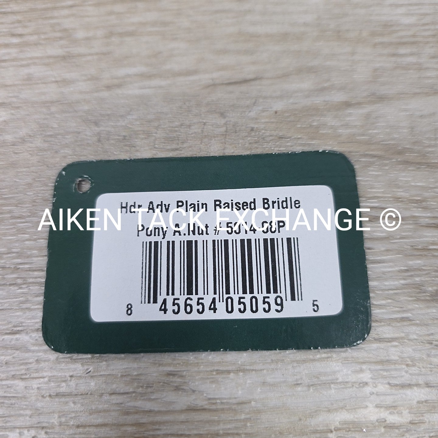 HDR Advantage Plain Raised Bridle with Reins, Australian Nut, Size Pony