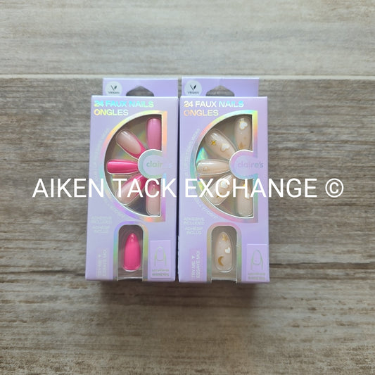 Claire's Press-On Nails (2 Sets) - 24 Count Each (48 Total)
