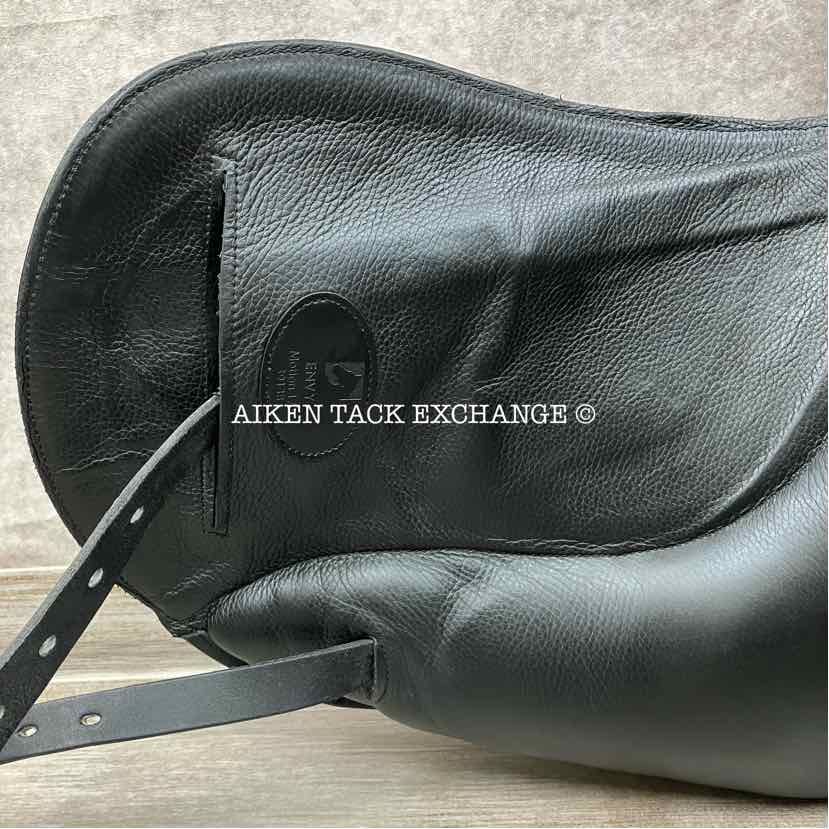 2023 Envy by Custom Saddlery Motion Monoflap Dressage Saddle, 17.5" Seat, Adjustable Tree, Wool Flocked Panels