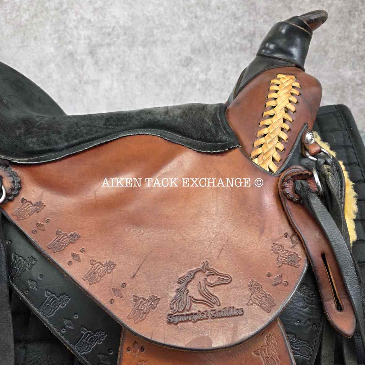 2016 Synergist Lightweight Trail Western Saddle, 15" Seat, Extra Wide Tree