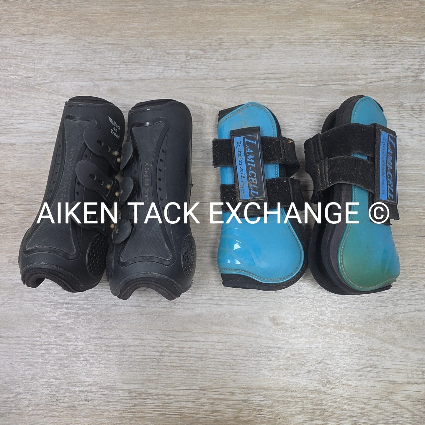 BARGAIN BUNDLE: Back On Track & Lami-Cell Open Front Boots, Size Full