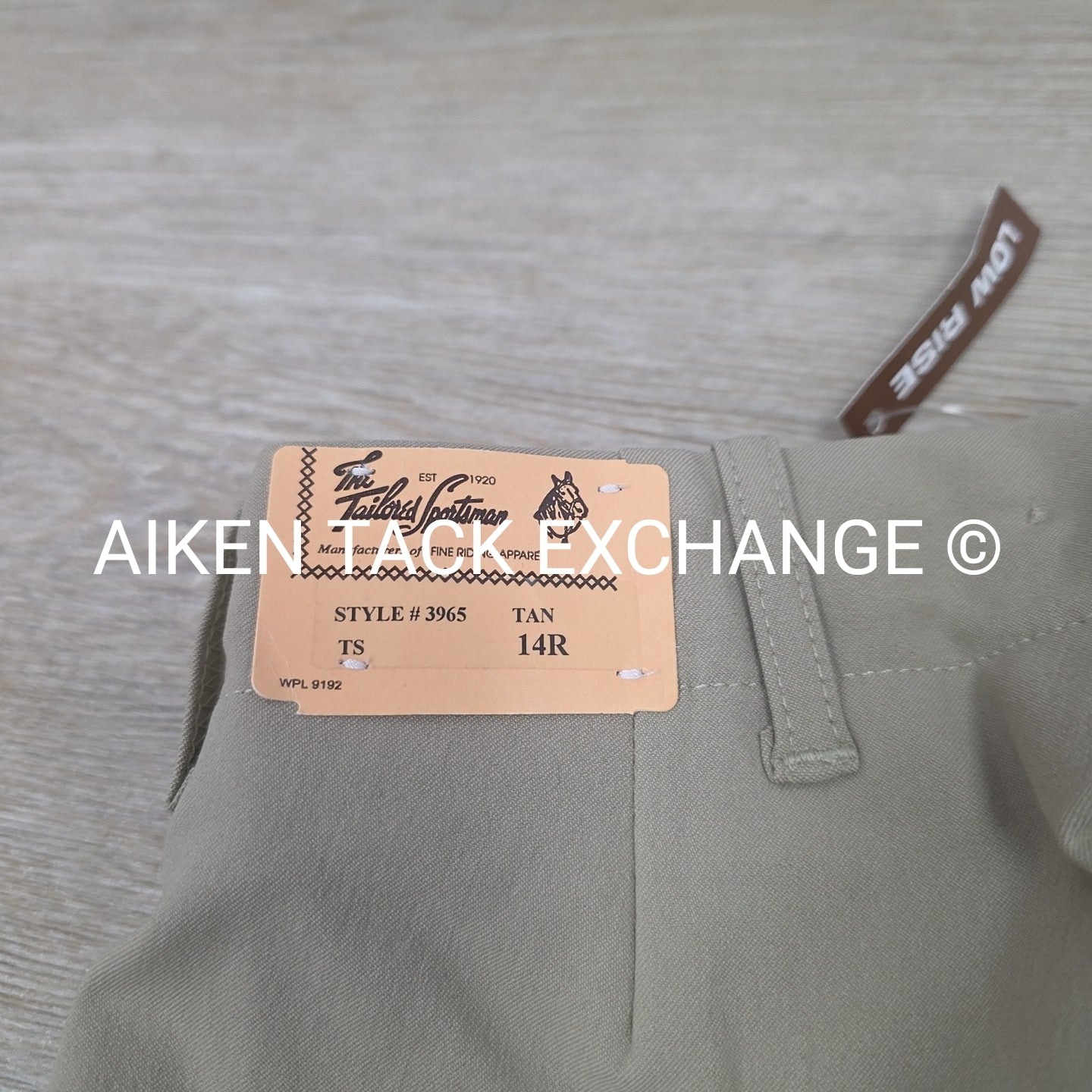 Tailored Sportsman "TS" Knee Patch Breeches, Size 14