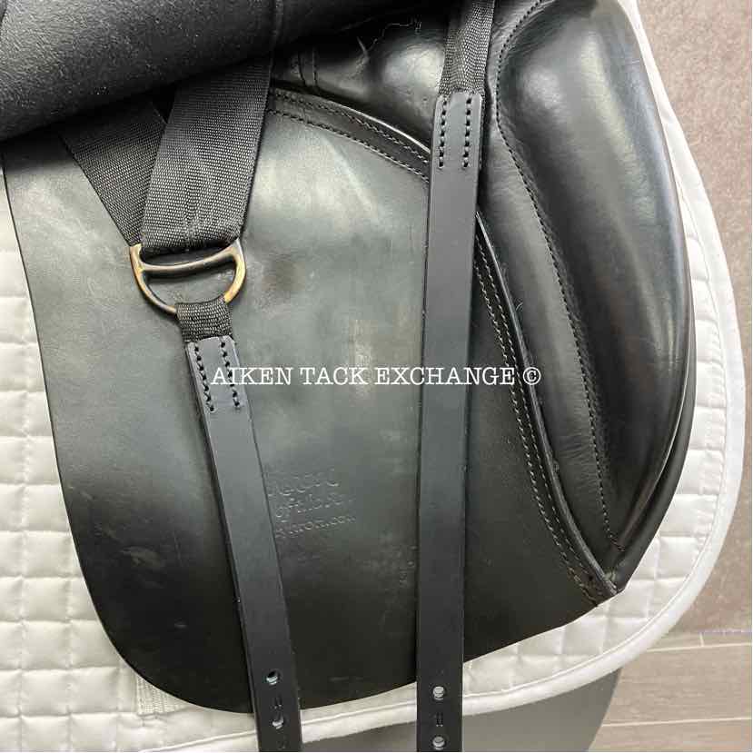 Cynron Dressage Saddle, 20" Seat, Extra Wide Tree, Wool Flocked Panels, Buffalo Leather