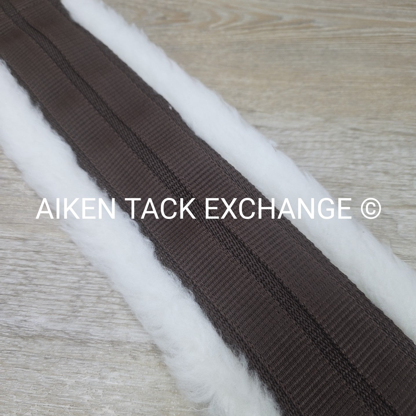 Dover Saddlery Fleece Girth with Double End Elastic, Brown, 52"