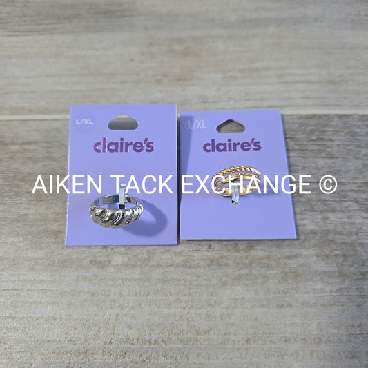 Claire's Rings (2) - Size L/XL