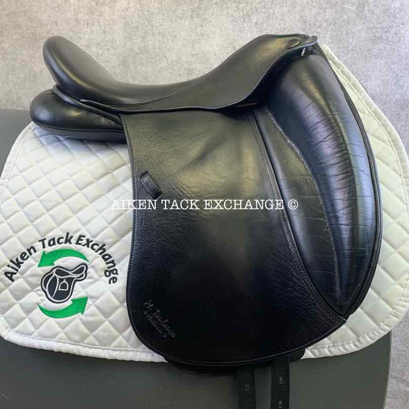 2012 Marcel Toulouse Marianne Platinum Genesis Dressage Saddle, 17.5" Seat, Adjustable Tree, Wool Flocked Panels