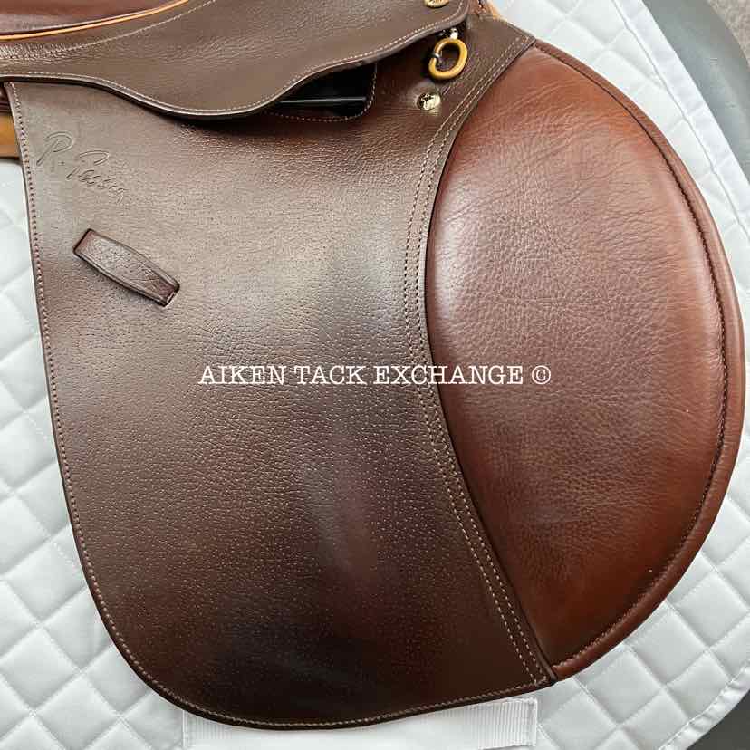 **SOLD** 2017 Pessoa Rodrigo Close Contact Jump Saddle, 16.5" Seat, Adjustable Tree - XCH Changeable Gullet, Foam Panels