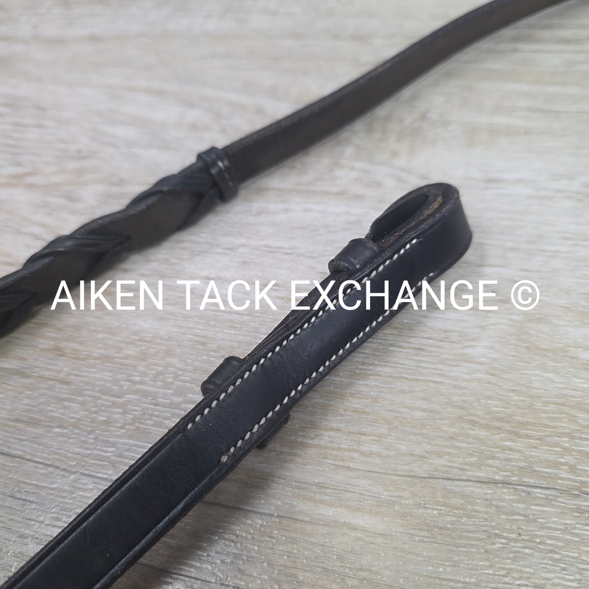 Plain Laced Reins, Brown, 54"