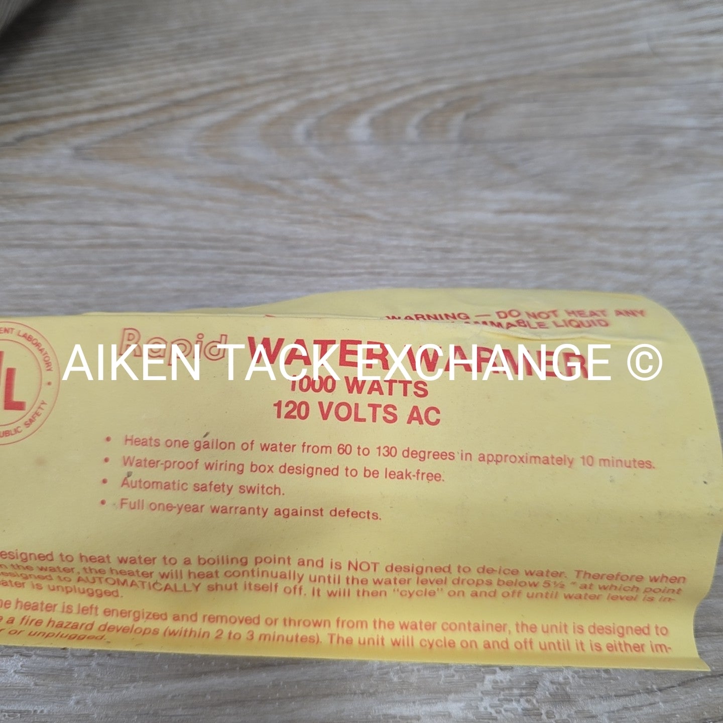 Immersion Bucket Heater