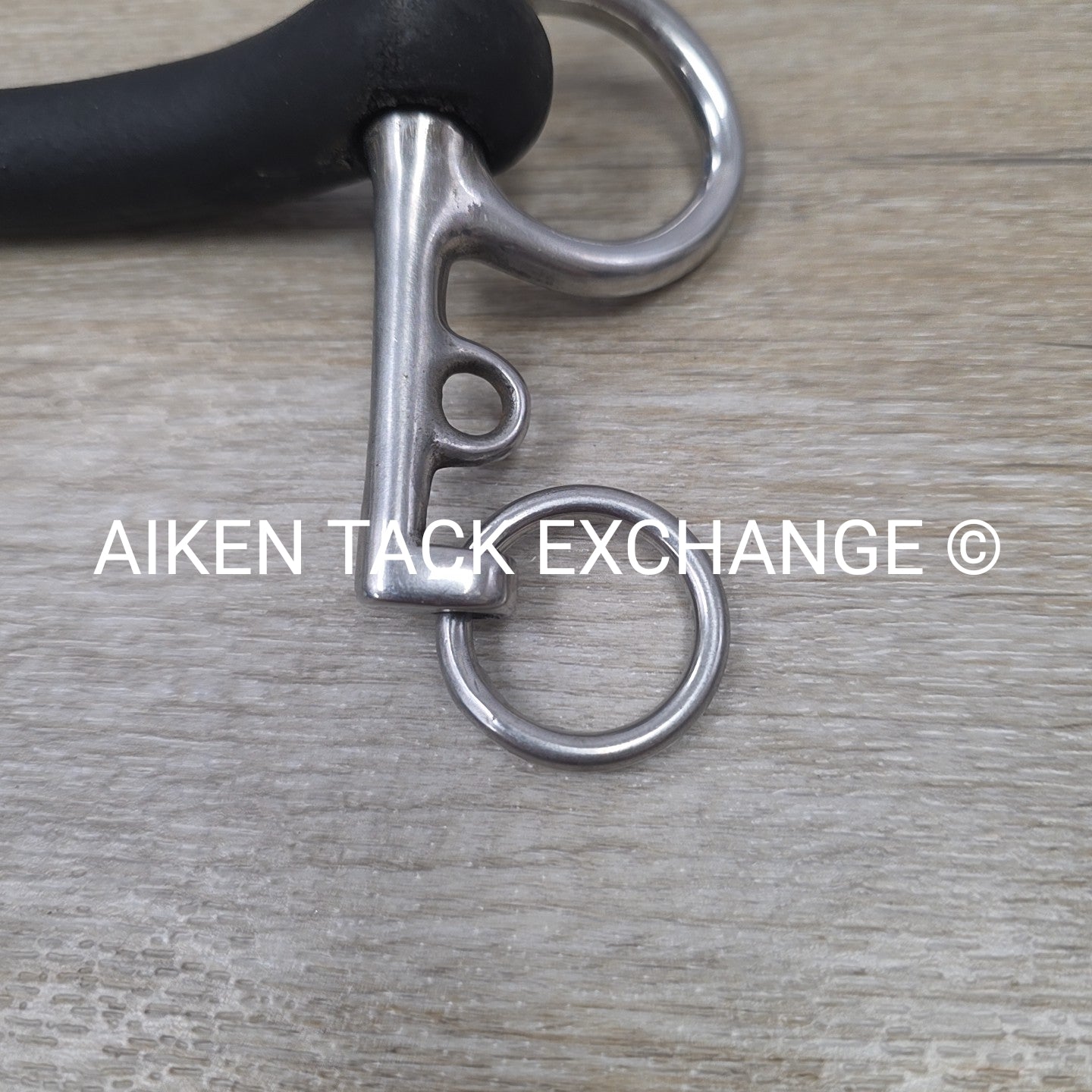 Hard Rubber Mullen Mouth Pelham Bit 5"