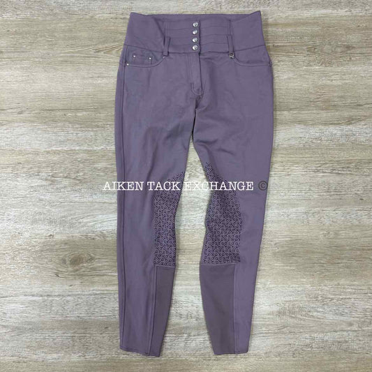 Horze Tara Silicone Grip Knee Patch Breeches, Women's 30