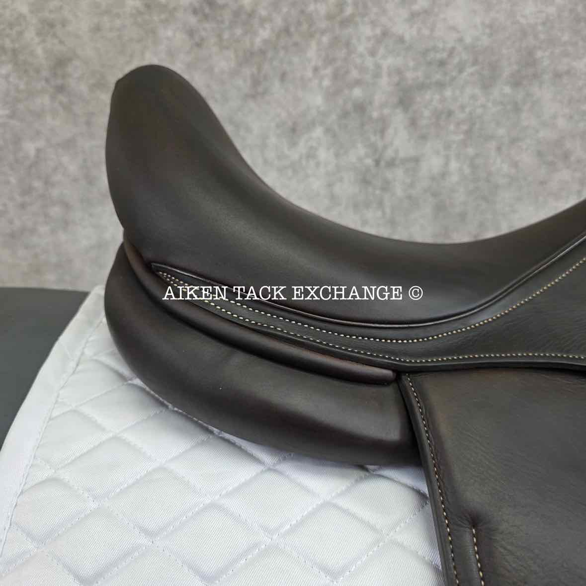 2023 Voltaire Adelaide Monoflap Dressage Saddle, 17.5" Seat - 3A Flap, Wide Tree, FIN Panels, Full Buffalo Leather