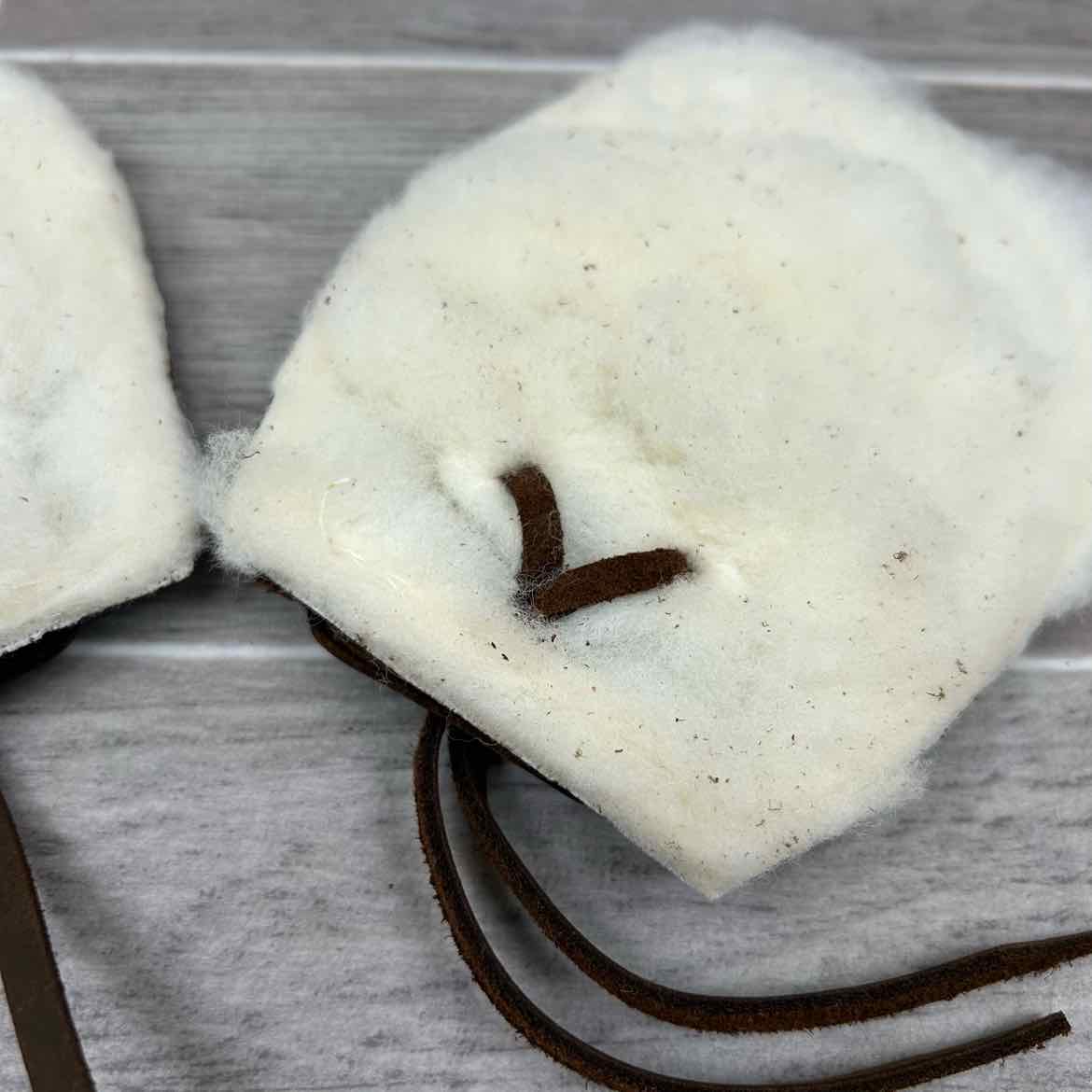 Cashel Fleece Ring Master Cinch Protectors, Brown, Set of 2