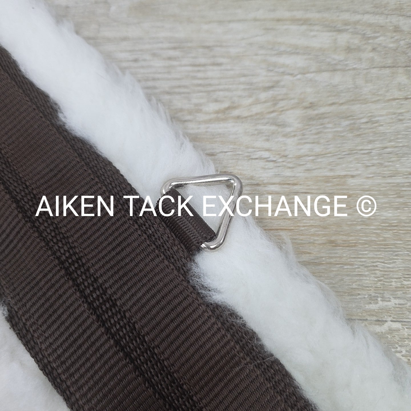 Dover Saddlery Fleece Girth with Double End Elastic, Brown, 52"