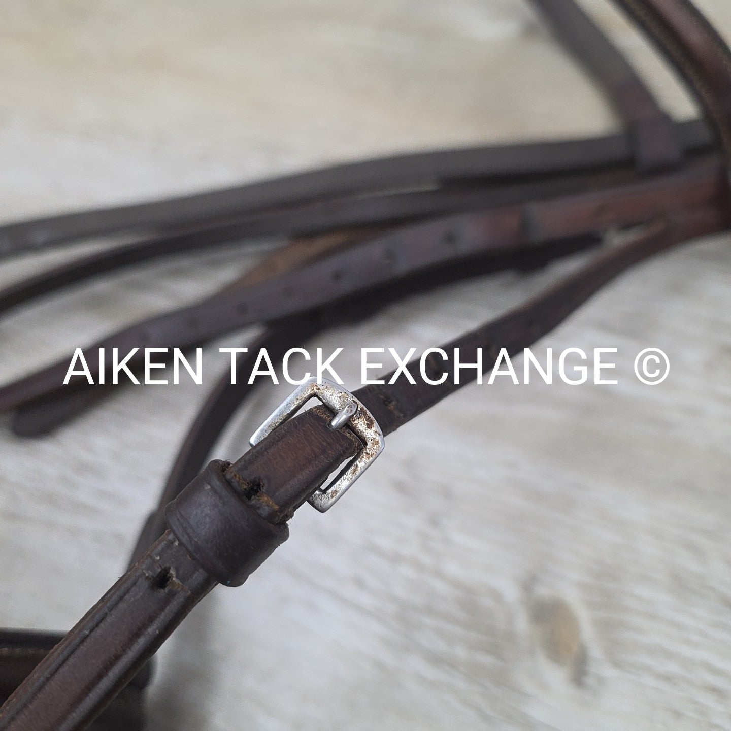 BARGAIN BUNDLE: 2 Plain Raised Bridles with Laced Reins & Rubber Reins, Brown, S