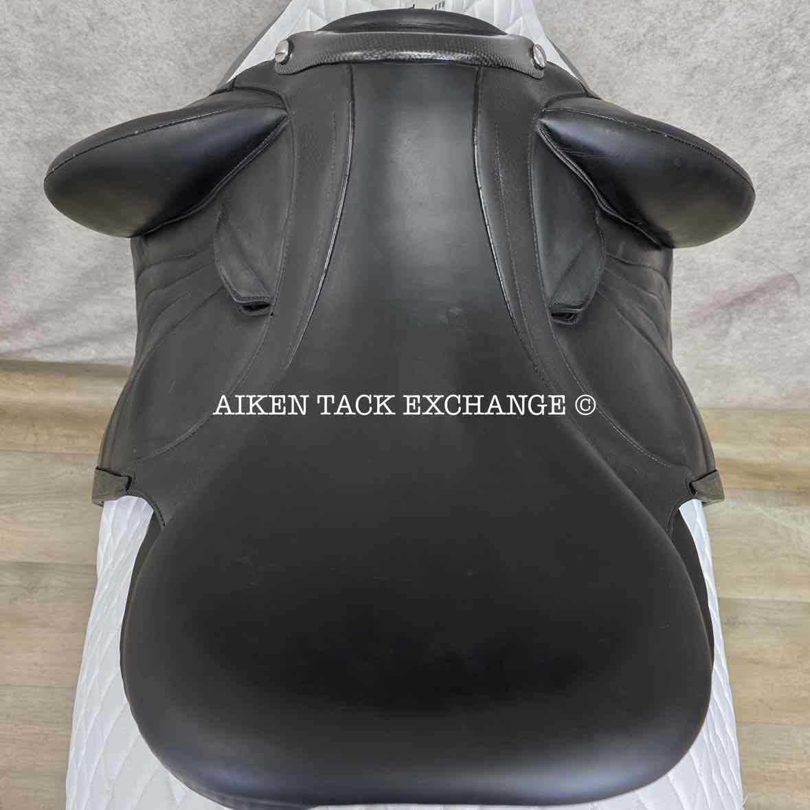 2018 Devoucoux Makila Harmonie Monoflap Dressage Saddle, 17.5" Seat - 002, 1A Flap - Short, Dynamick Tree - Medium, D3D Panels, Full Buffalo Leather
