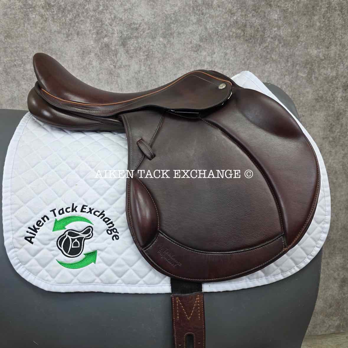 Marcel Toulouse Marielle Genesis Professional Monoflap Eventing Jump Saddle, 18" Seat, Adjustable Tree, Wool Flocked Panels