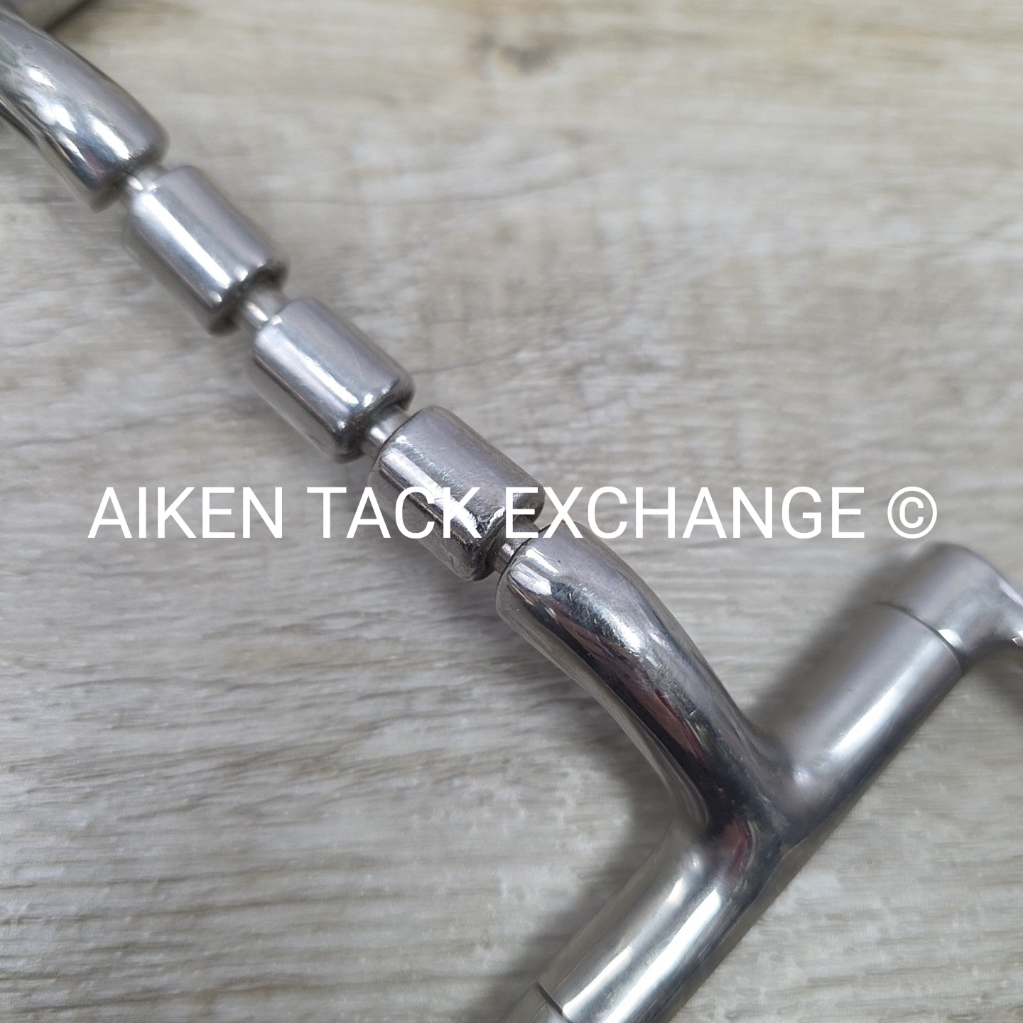 Myler English Dee with Hooks Mullen Triple Barrel Pony Bit MB 32-3 4.5"