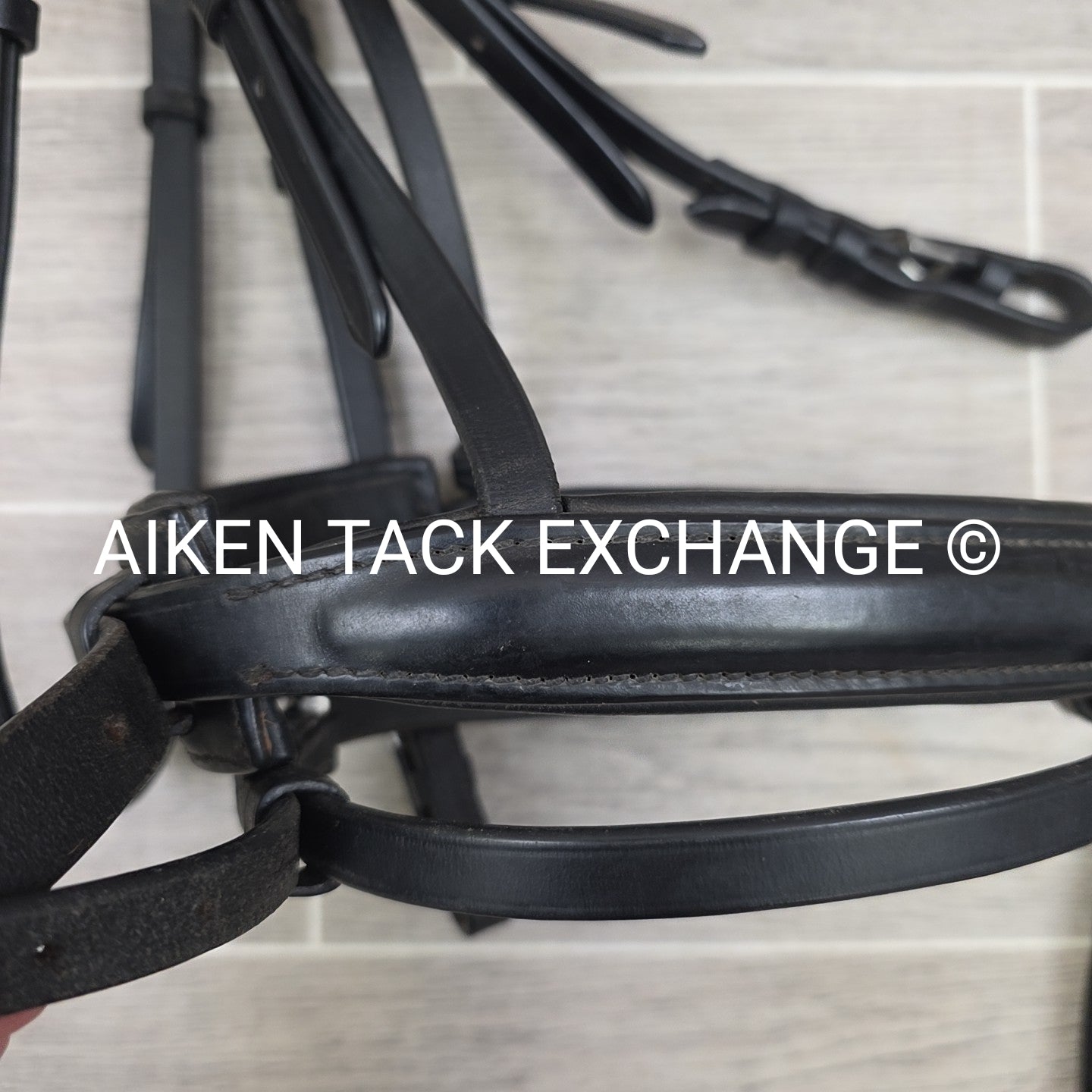 Kieffer Monocrown Bridle with Cotton Web Reins & 2 Extra Browbands, Size Full