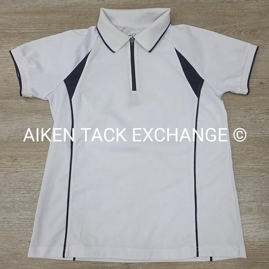 Clovery Short Sleeve Polo Top, Size Small
