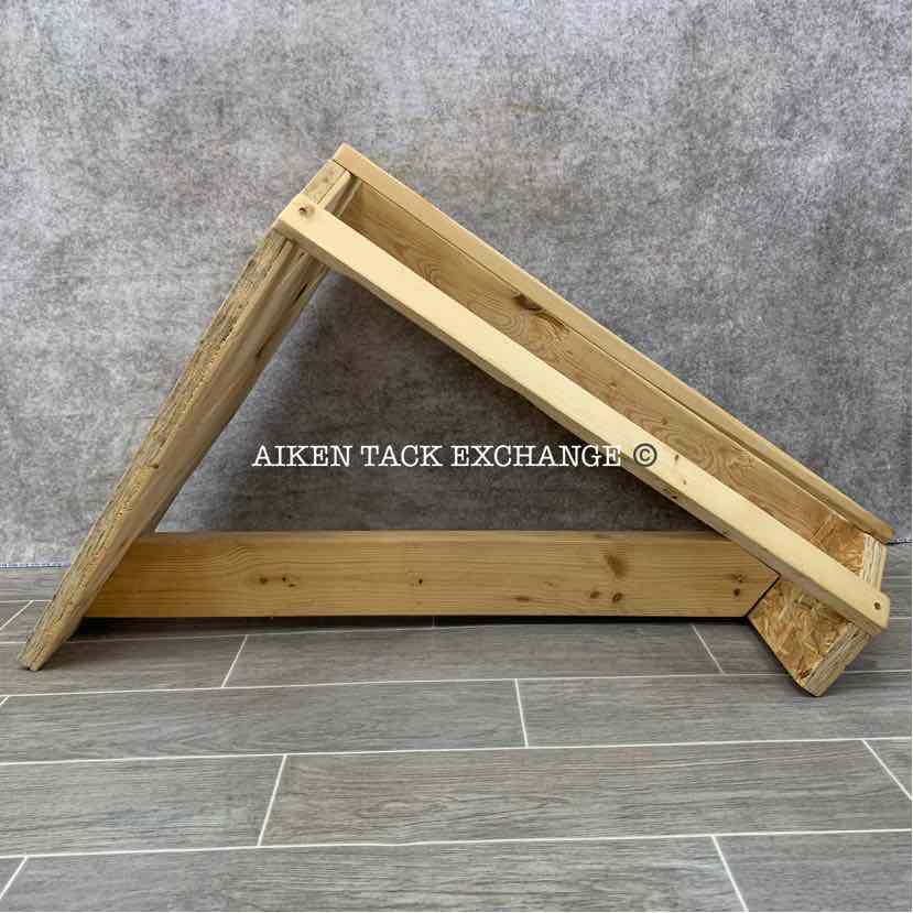 Wooden Wall-Mount Western Saddle Rack