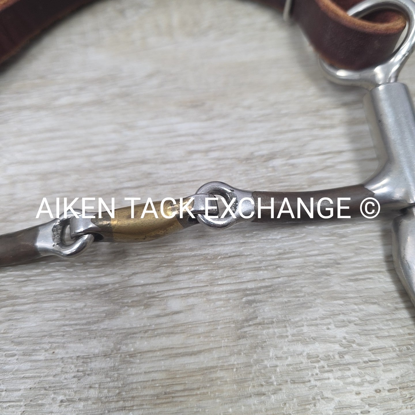 Bowman Bits Double Joint Tear Drop Curb Bit with Curb Strap 5.25"