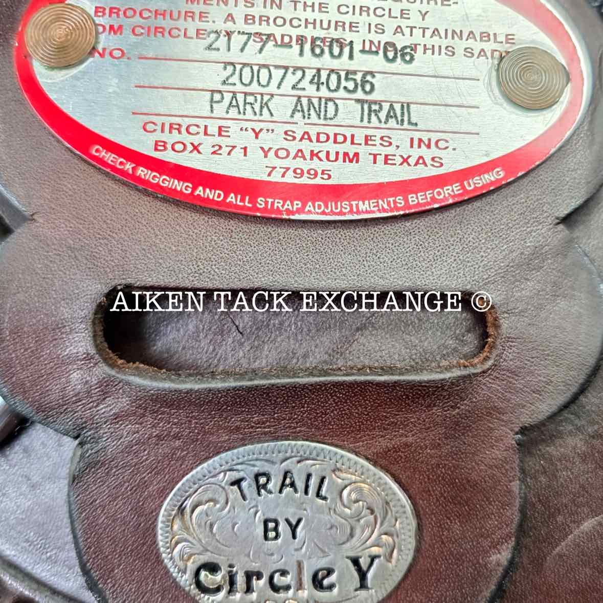 **SOLD** 2007 Circle Y 2177 Draft Horse Park & Trail Western Saddle, 16" Seat, Extra Wide Tree, Comes with Matching Tack