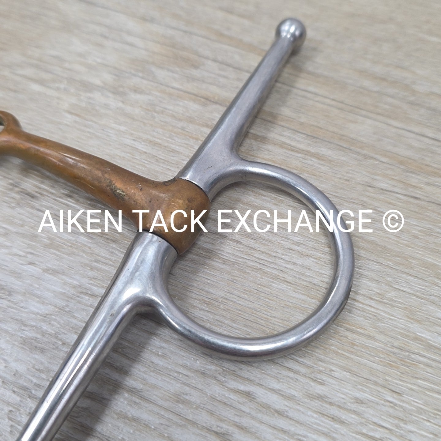 Partrade Single Joint Copper Full Cheek Bit 5"