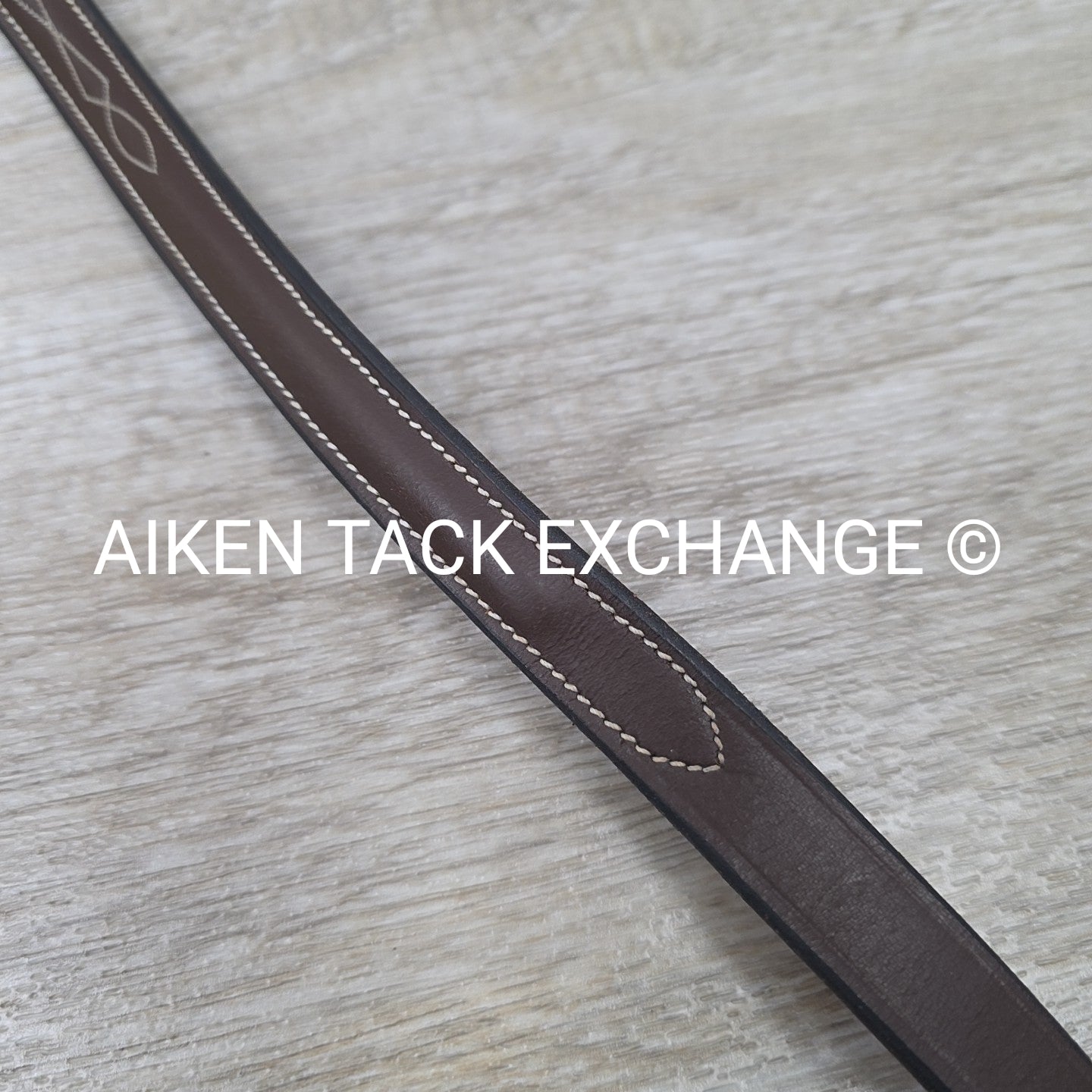 Fancy Stitched Breastplate, Brown, Size Full