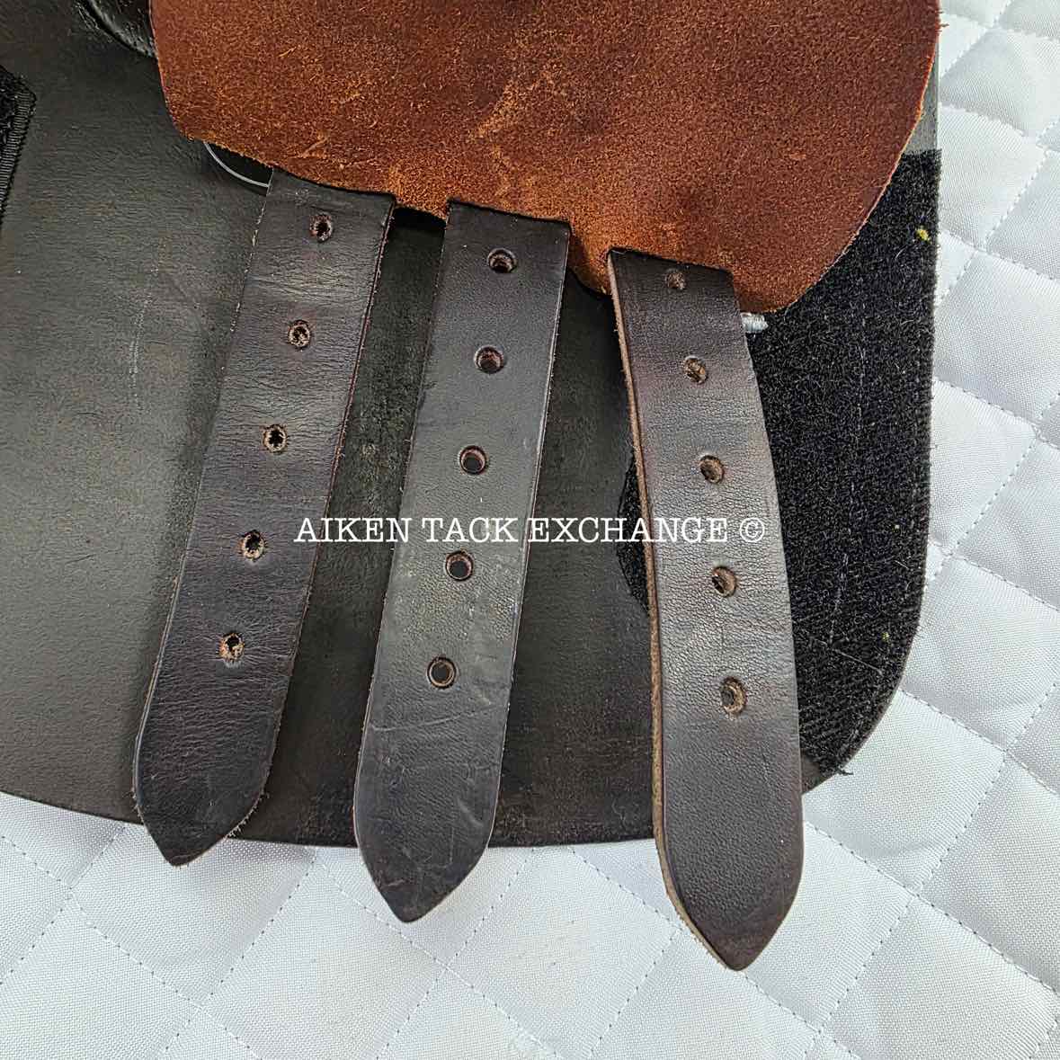 Ovation Pony Close Contact Jump Saddle, 15" Seat, Adjustable Tree - XCH Changeable Gullet, Foam Panels